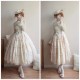 Miss Point Point Garden Embroidered Tiered JSK(Reservation/3 Colours/Full Payment Without Shipping)